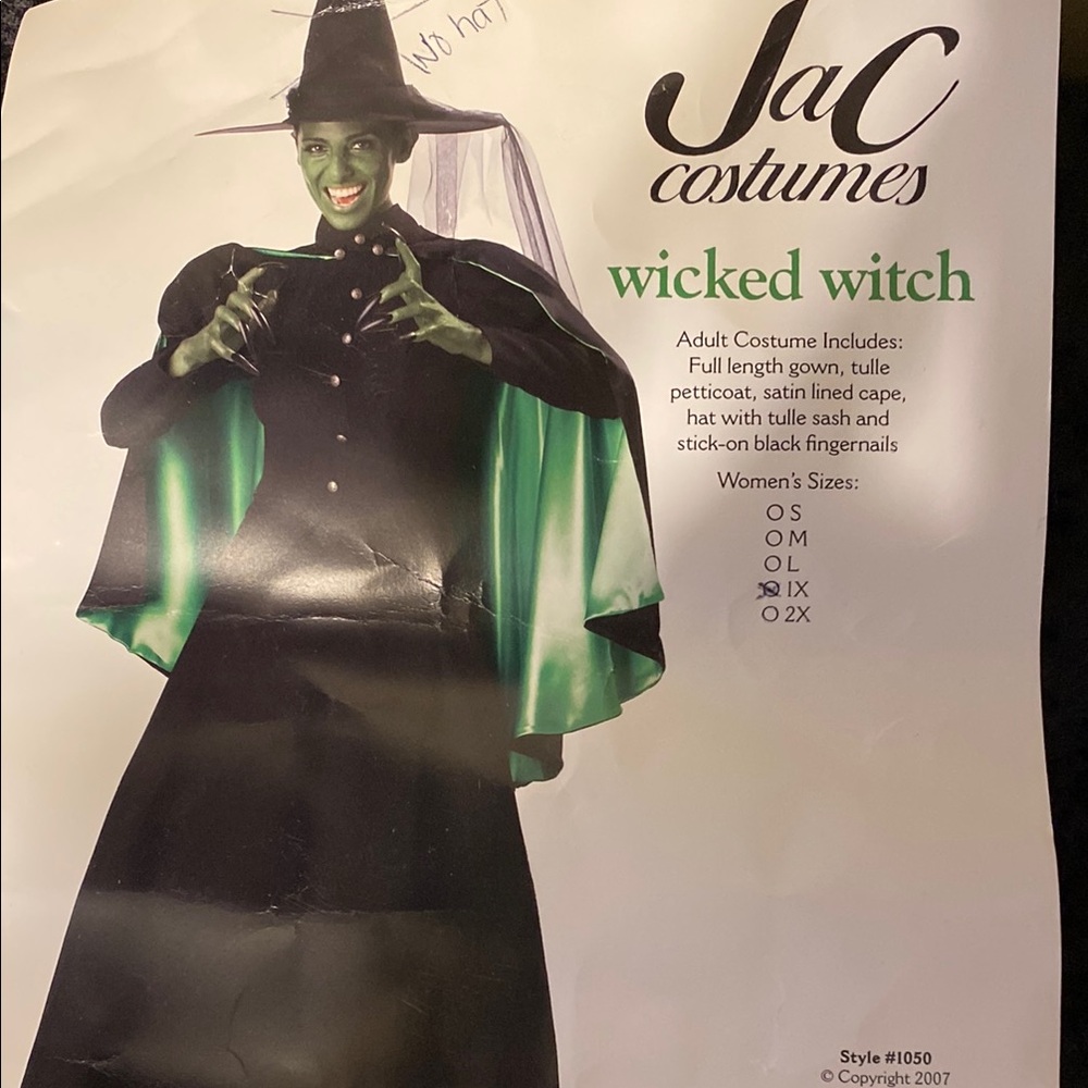 Wicked Witch Outfit - Black and Green